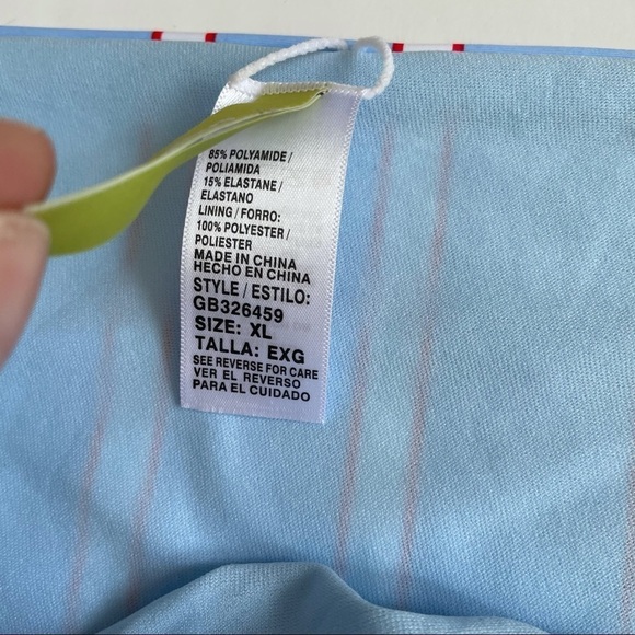 Gianni Bini Blue & Red Hampton Bikini Bottoms XL - Picture 6 of 7